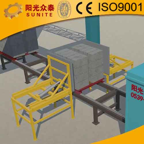 Máy xếp gạch chưa nung